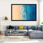 Aerial Iceland Coastline Wall Art