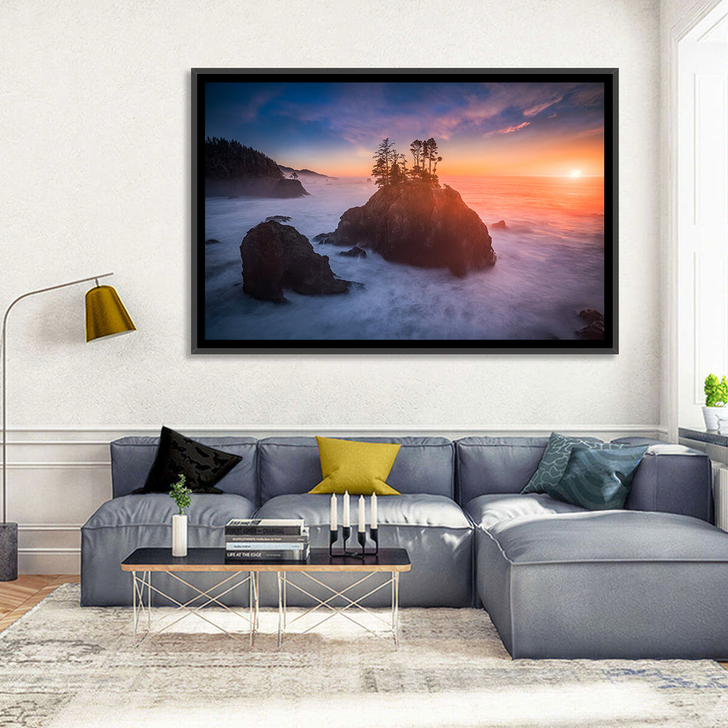 Secret Beach Sunset, Oregon Wall Art