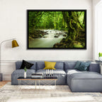 Emerald Rainforest River Wall Art
