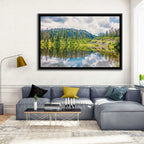 Highwood Lake Reflection Wall Art