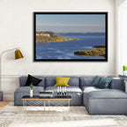 Mississippi River Autumn Panorama Wall Art