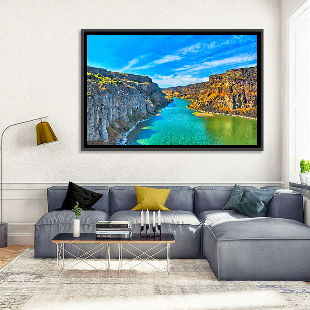 Snake River Canyon at Twin Falls Wall Art