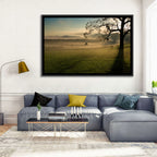 Tire Swing in Morning Mist Wall Art