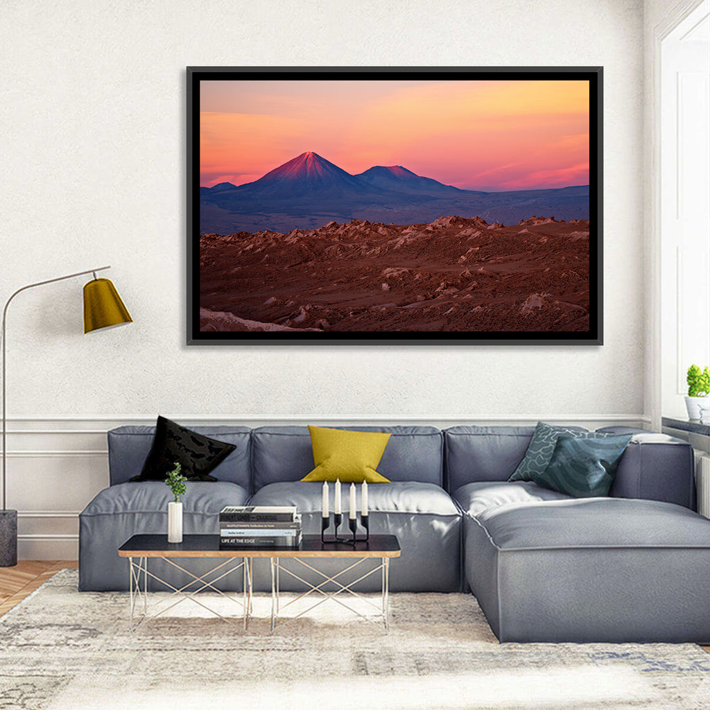 Valle De La Luna, Licancabur Volcano Wall Art