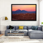 Valle De La Luna, Licancabur Volcano Wall Art