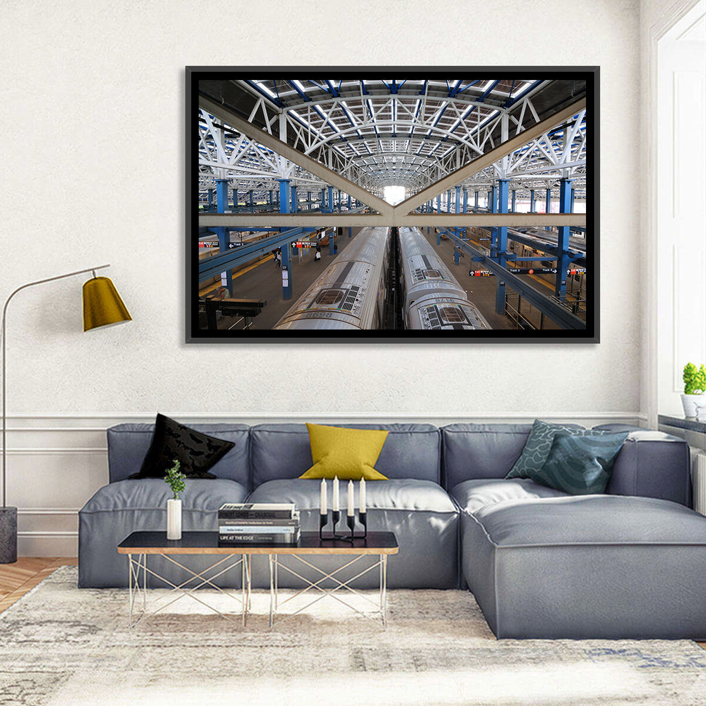 Stillwell Avenue Station Platform Perspective Wall Art