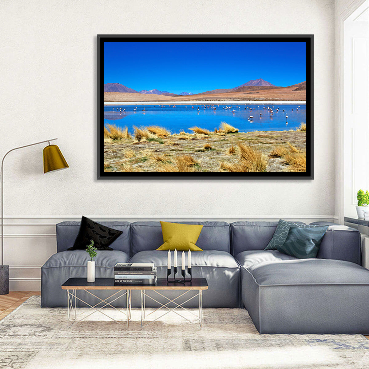 Laguna Flamingo Lake Wall Art