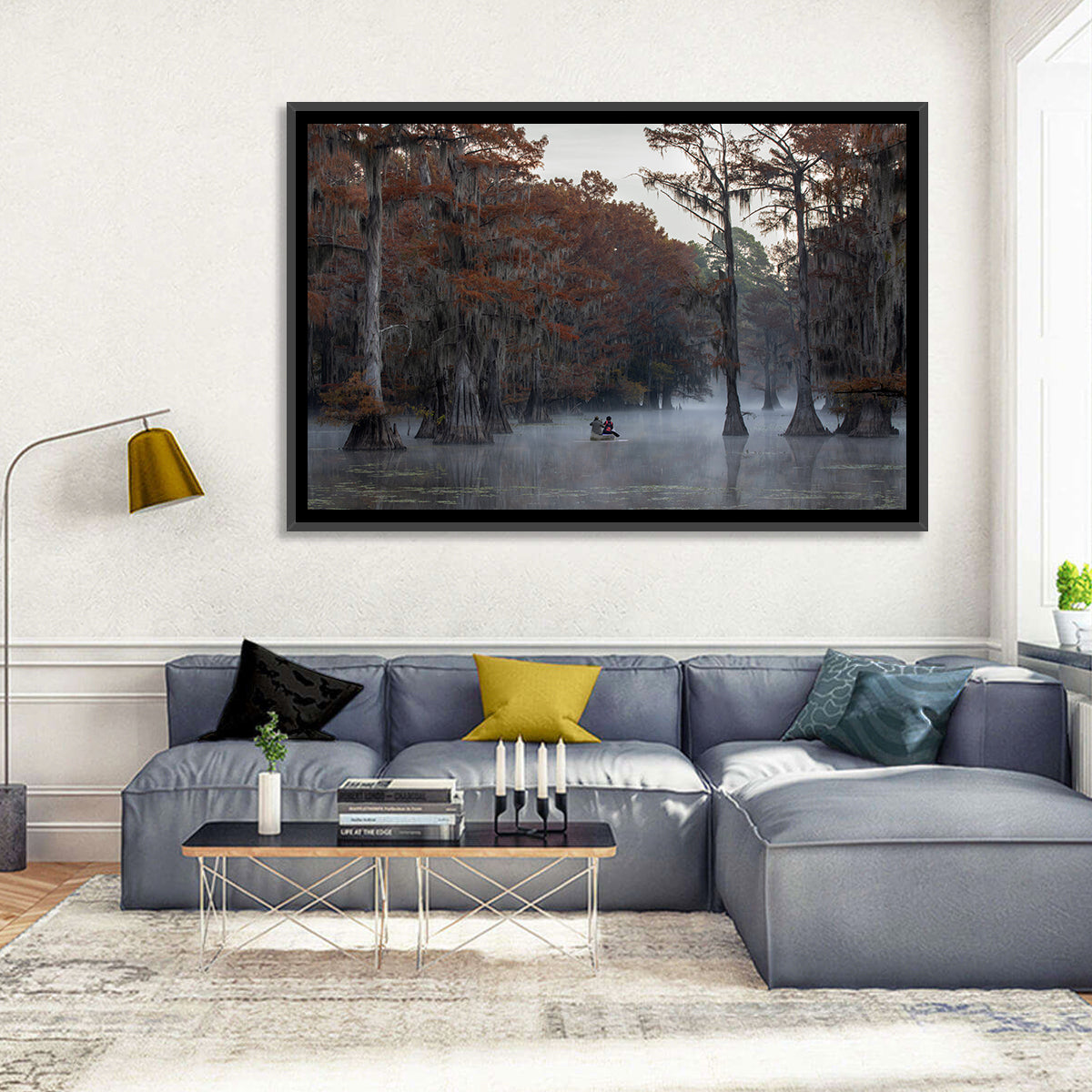 Caddo Lake Morning Mist Wall Art