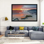 Success Is Never Accidental Wall Art