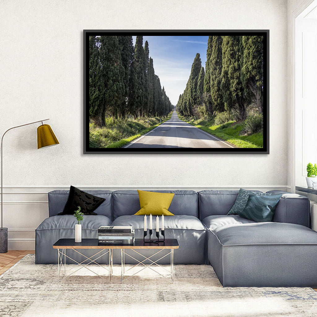 Avenue of Cypress Trees Wall Art