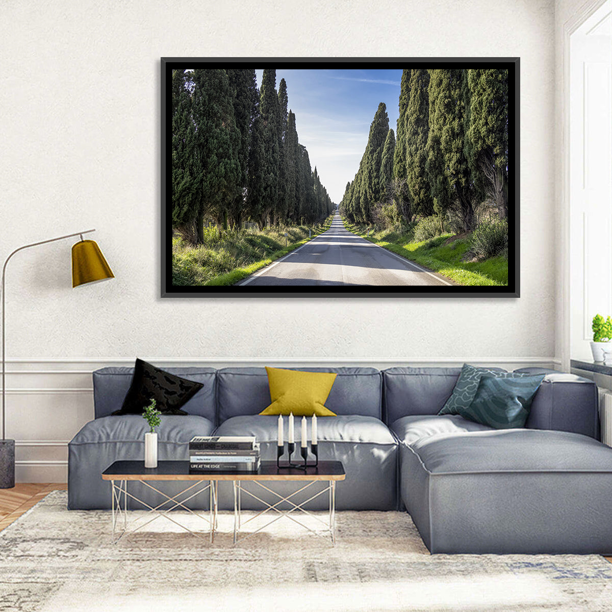 Avenue of Cypress Trees Wall Art