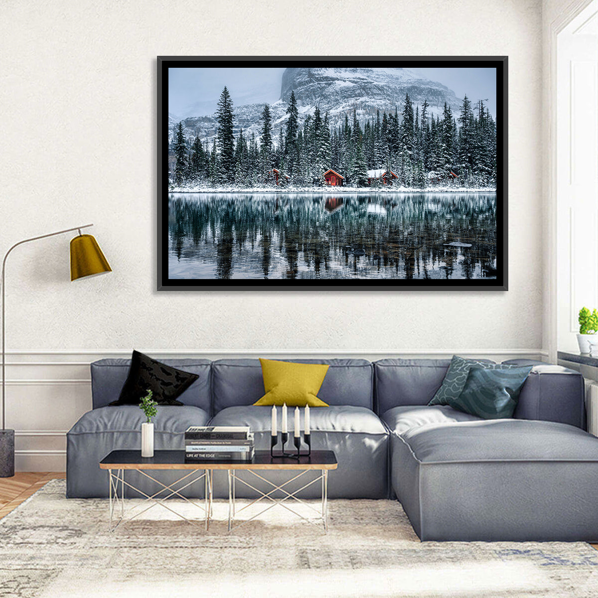 Lake O Hara Winter Wall Art