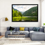 Maypole at Lake Toplitz Wall Art