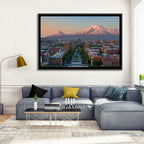 Sunset Over Mount Ararat from Yerevan Wall Art