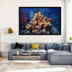 Belize Reef Sponge Scene Wall Art