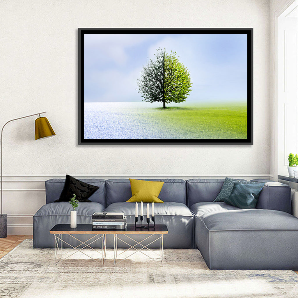 Winter to Spring Tree Wall Art