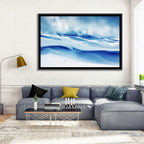 Wind-swept Snow Ridges Wall Art