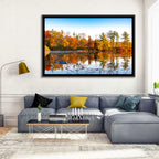 Lake Nockamixon Autumn Reflection Wall Art