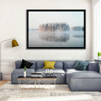 Misty Karelia Lake Wall Art