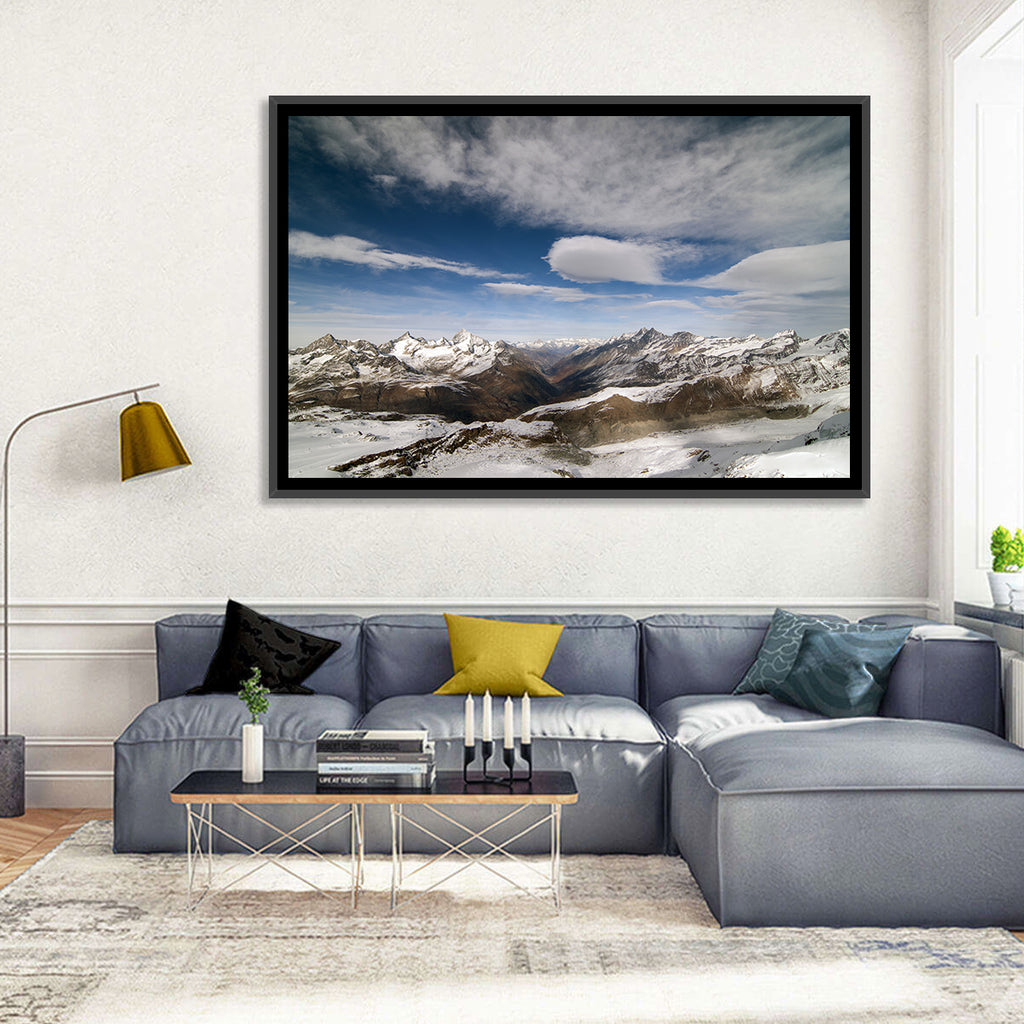 Snow-capped Peaks of Zermatt Wall Art