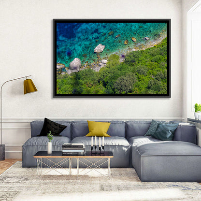 Capri Island Coast Wall Art