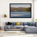 Lake Burton Winter Shoreline Wall Art