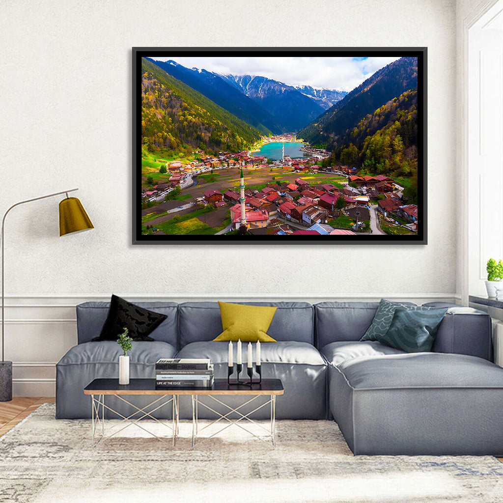 Uzungöl Village Overlook Wall Art
