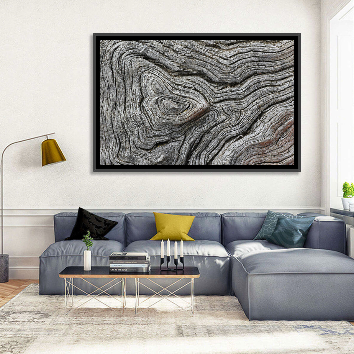 Tree Growth Rings Wall Art