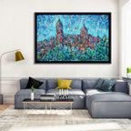 Salamanca Dual Domes Reflection Wall Art