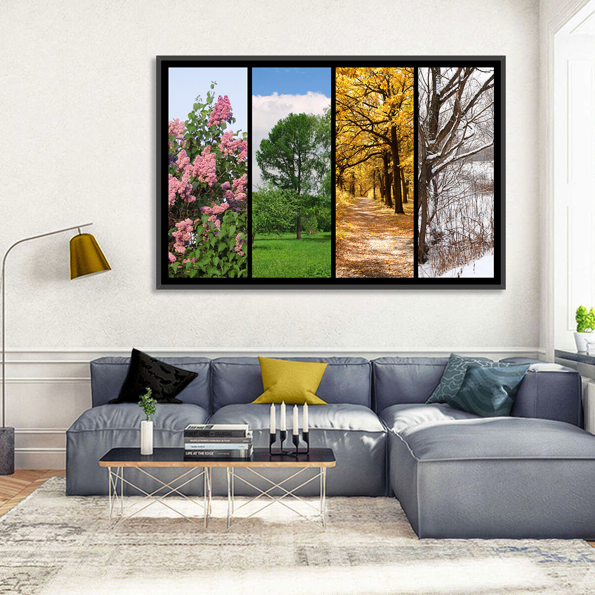 Four Seasons Trees Wall Art