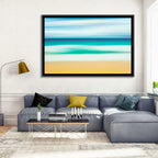 Sand and Surf Abstraction Wall Art