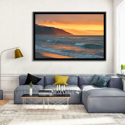 Sea Beach Sunset Wall Art