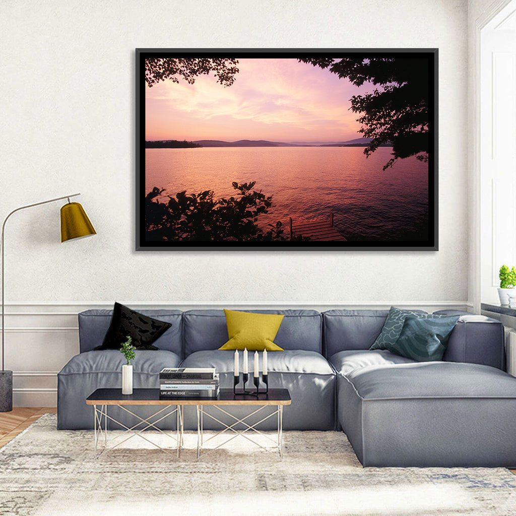 Lake Winnipesaukee Sunset Wall Art