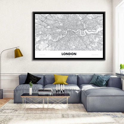 London City Map Wall Art