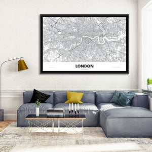 London City Map Wall Art