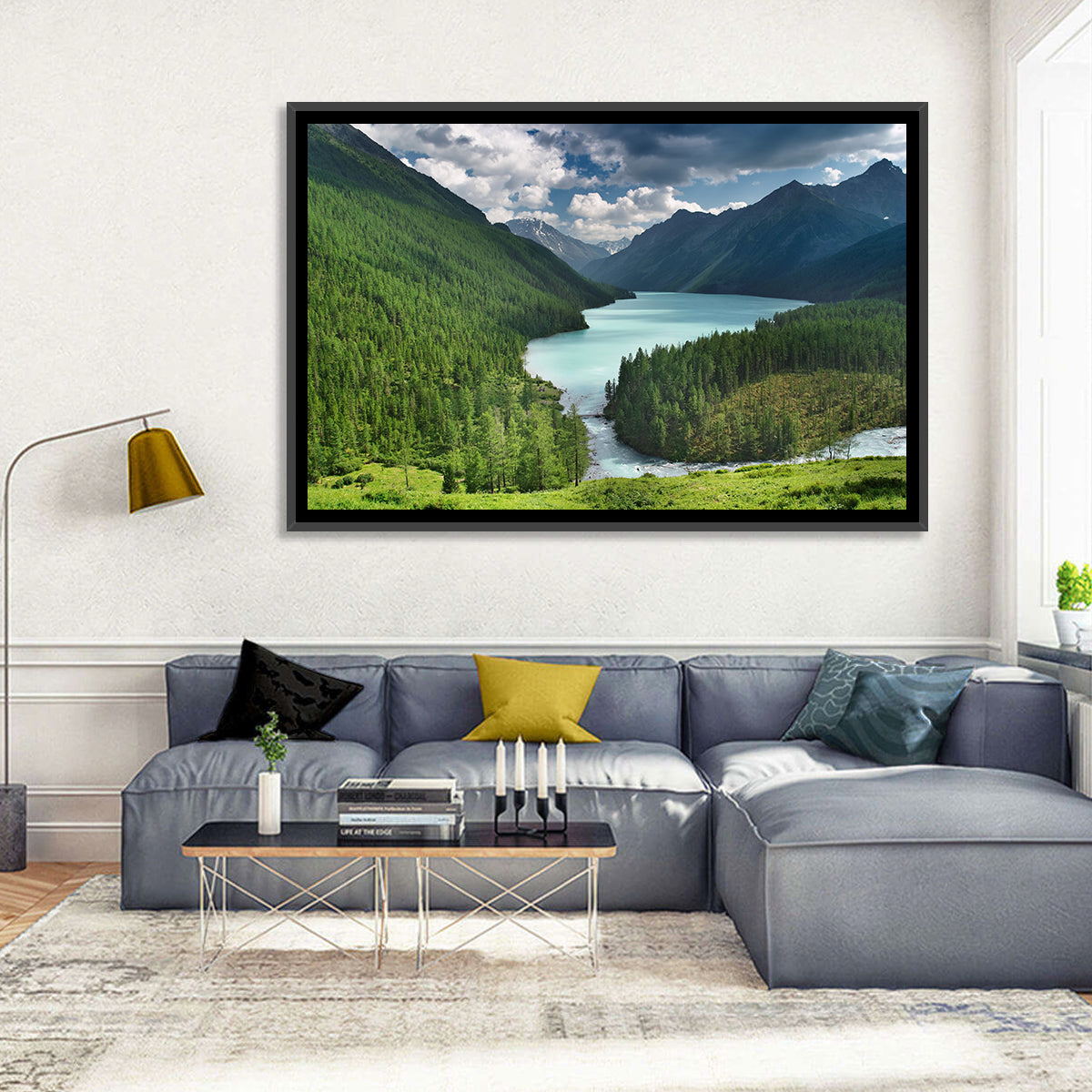 Kucherlinskoe Lake, Altai Wall Art in a room, landscape