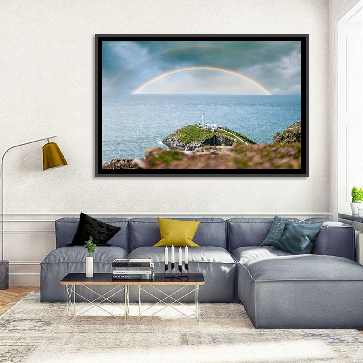 South Stack Lighthouse Coastline Wall Art