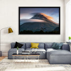 Mount Merapi at Dusk Wall Art