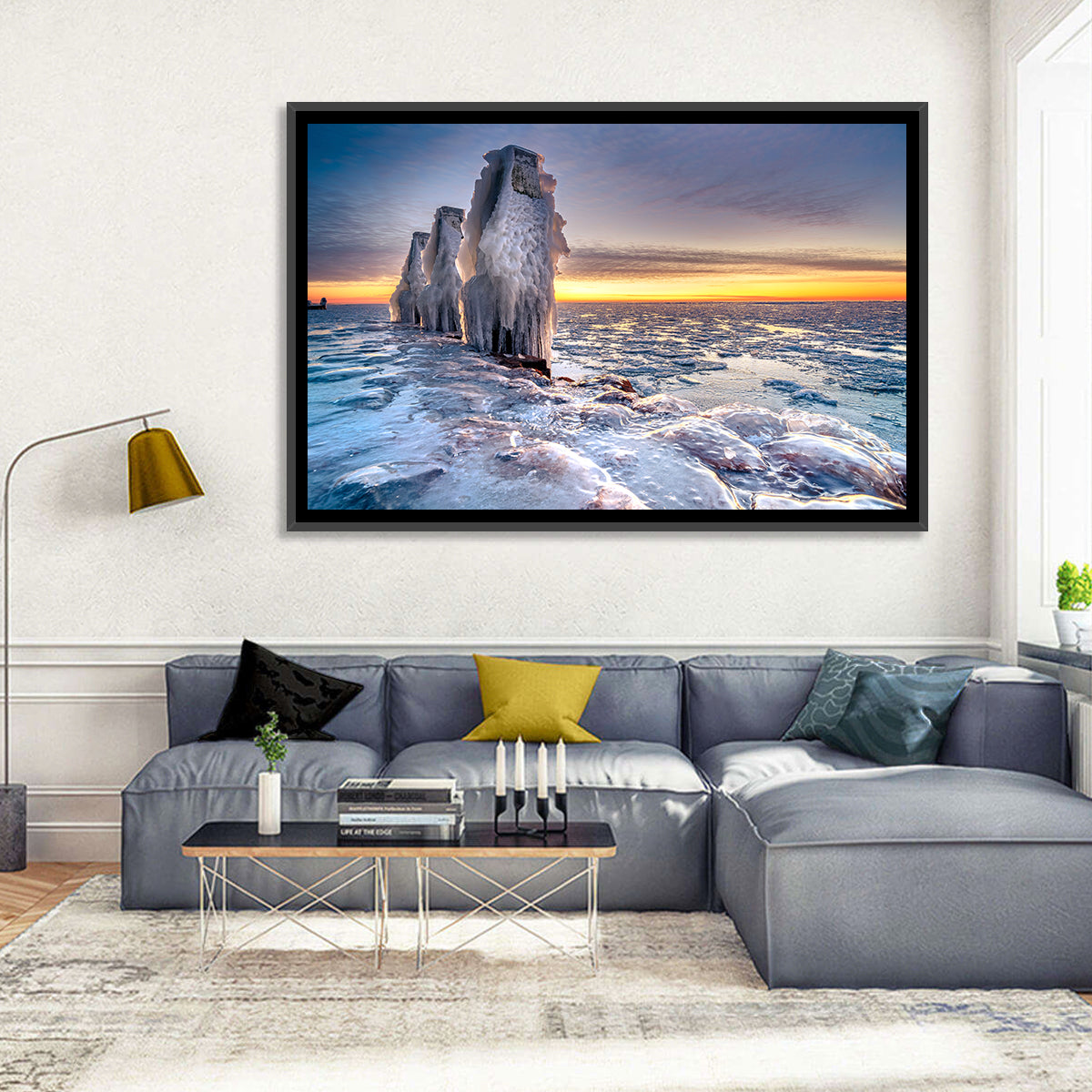 Netherlands Ice Sculpture Wall Art