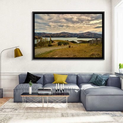 Akaroa Mountain Lake Wall Art