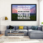 When You Know Your Worth, Golden Hour Wall Art