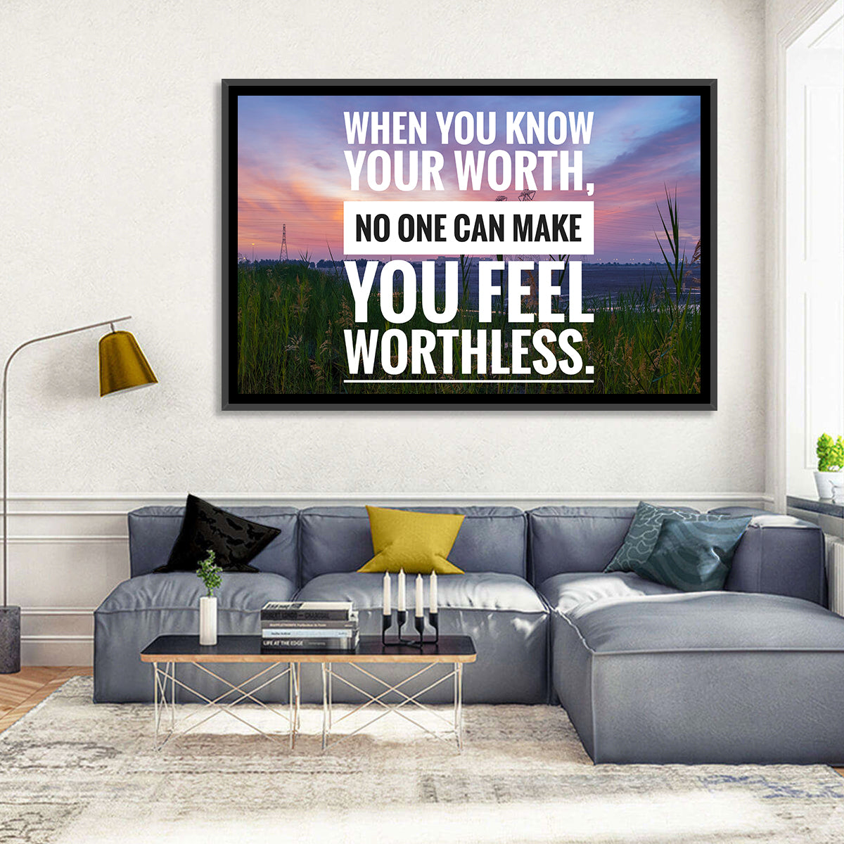 When You Know Your Worth Wall Art