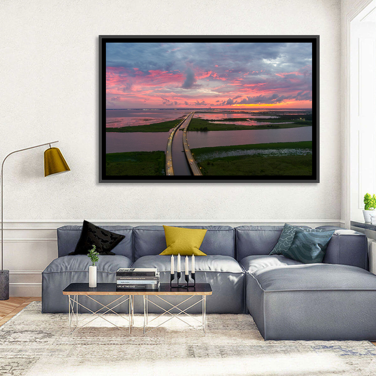 Mobile Bay Bridge Wall Art