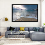 Haukland Beach Winter Light Wall Art