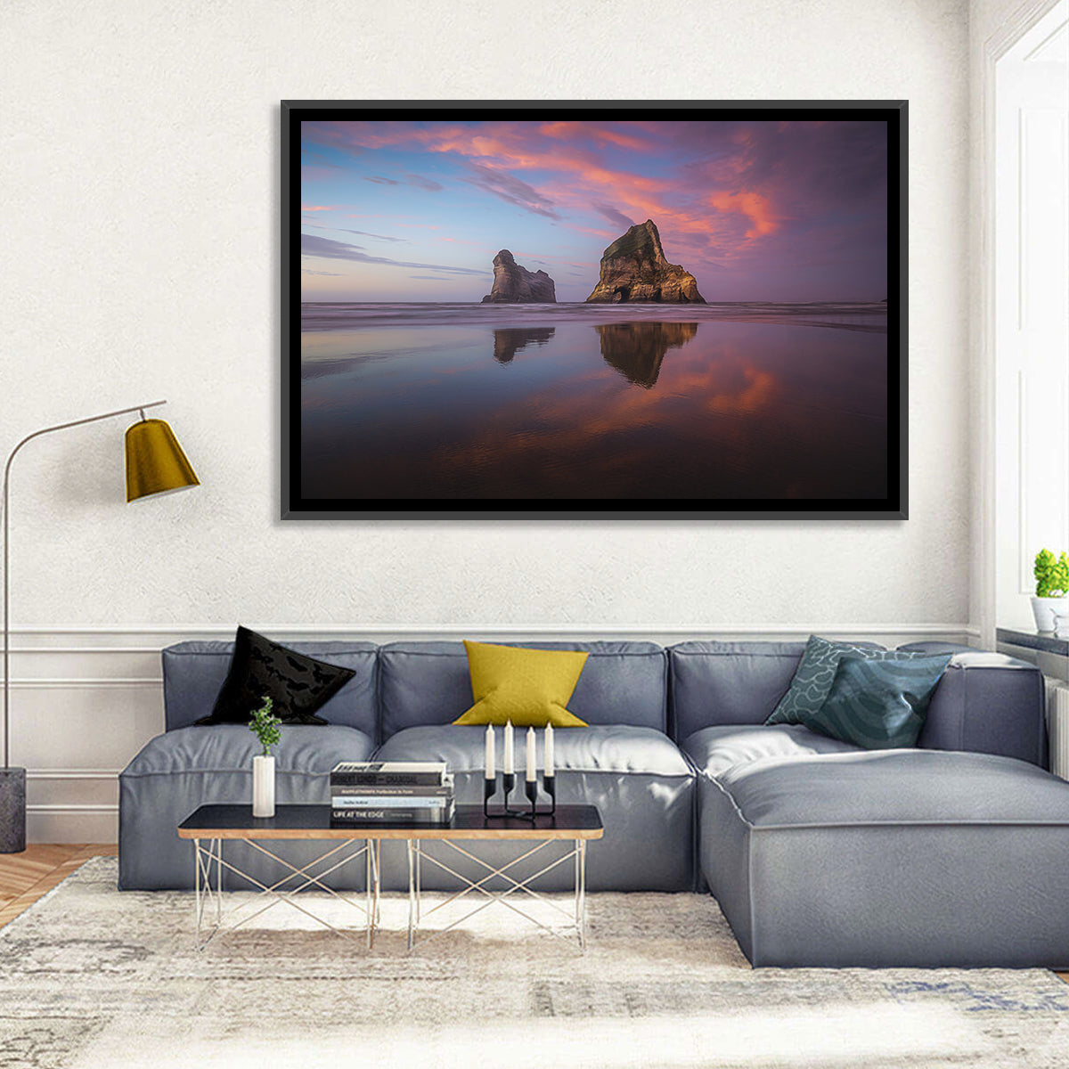 Wharariki Beach Sunrise Wall Art