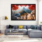 Khao Nor Maple Framed Peak Wall Art