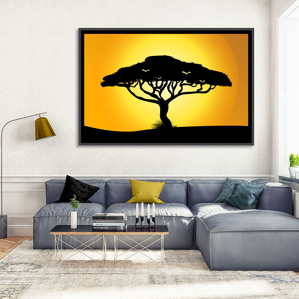 Acacia at Sunset Wall Art