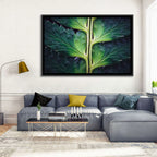 Fern Stem Macro Study Wall Art