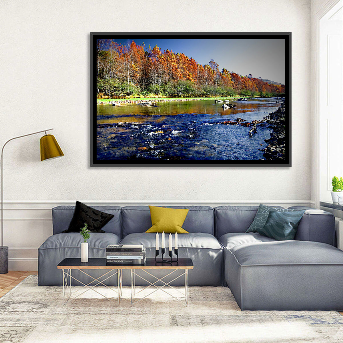 Beavers Bend State Park Wall Art in a room, landscape