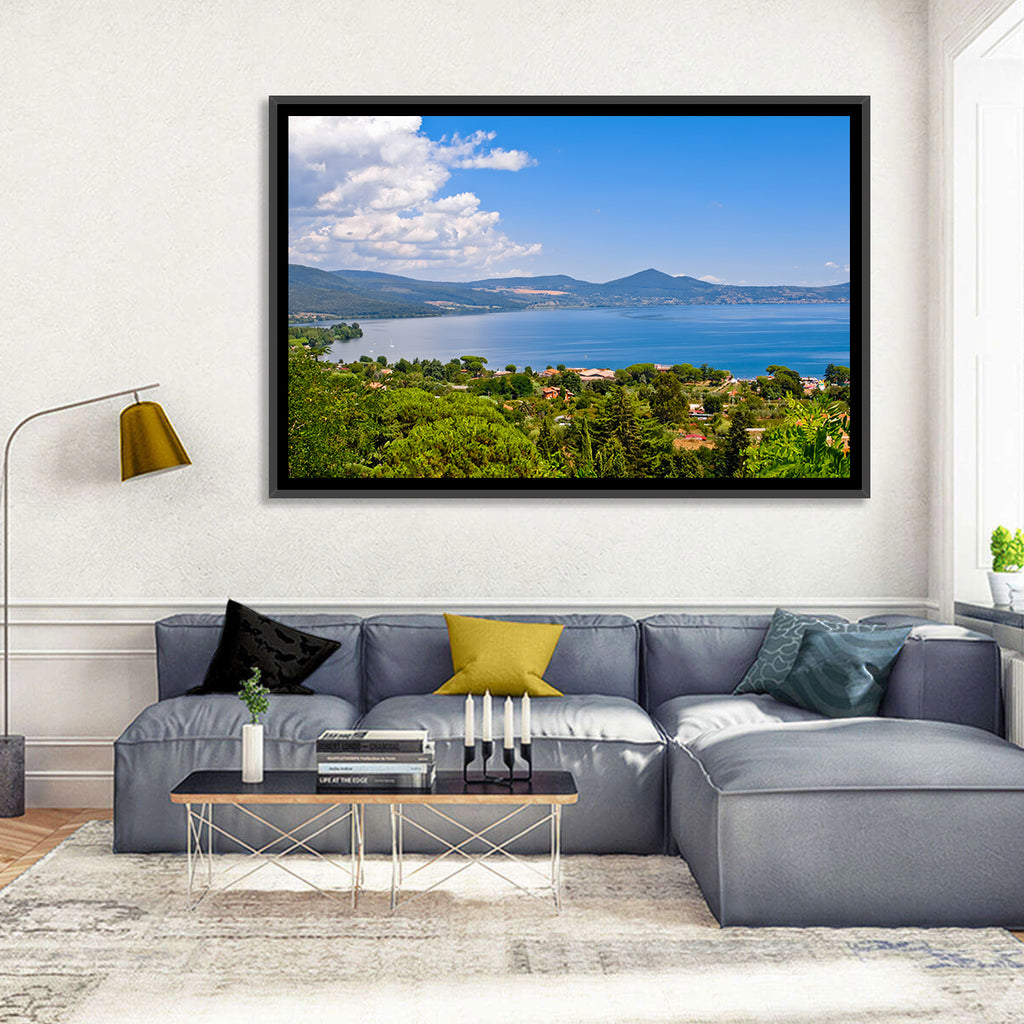 Lake Bracciano View Wall Art